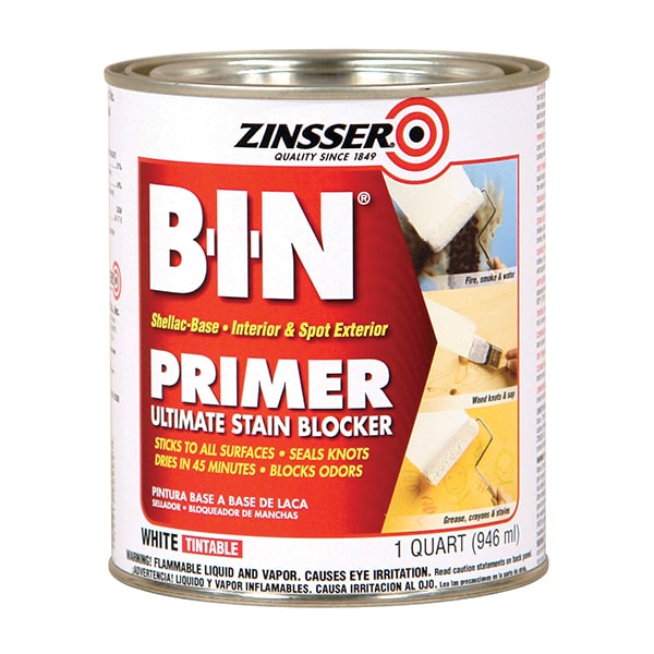 1 Qt White B-I-N Shellac-Base Interior/Exterior Primer